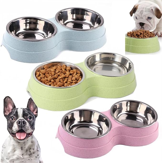 NFEGSIYA Double Pet Bowls