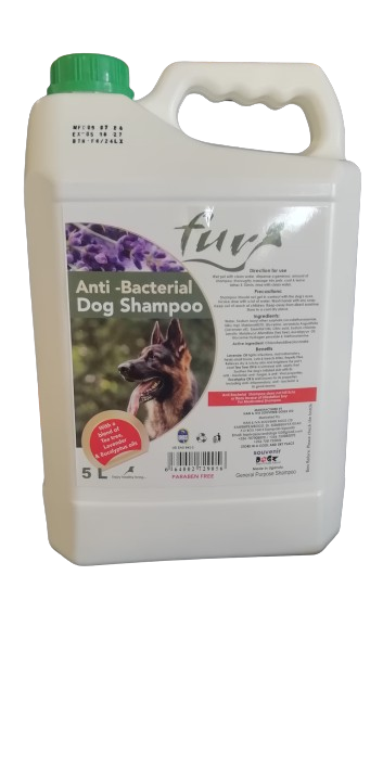 FUR MEDICATED DOG SHAMPOO 5 LTR