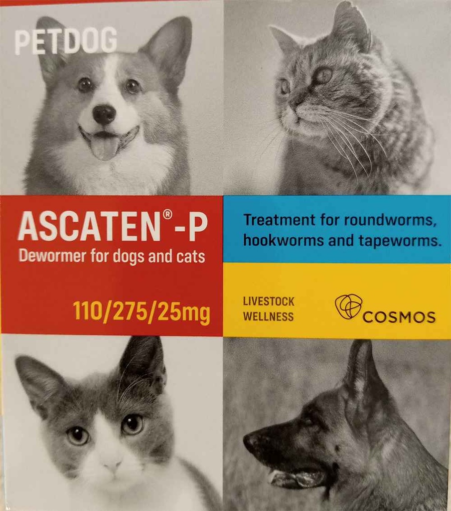Ascaten - p 10x6 Tablets Dewormer