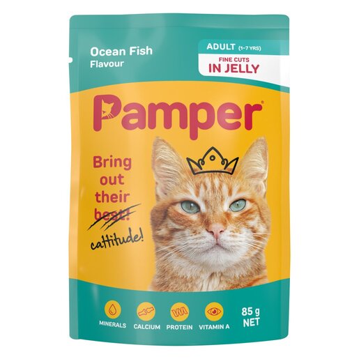 PAMPER FINE CUTS OCEAN FISH 85 GR