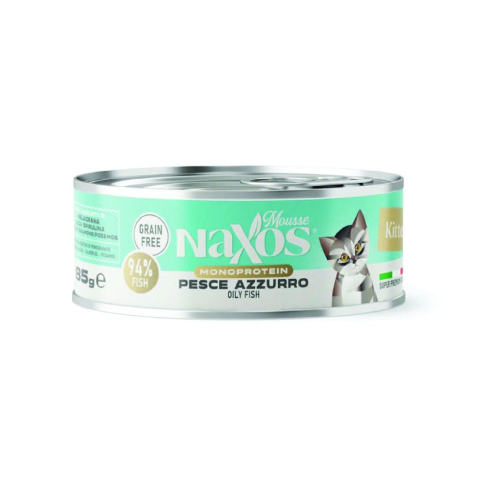 NAXOS Mono Cat Kitten Mousse Blue Fish 85 GR