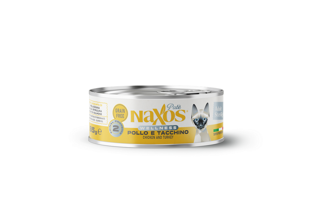 NAXOS Wellness Cat Sterilight Pate Chicken & Turkey 85 GR