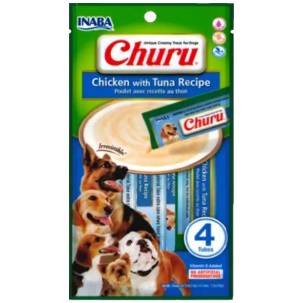 INABA DOG CHURU 4P CHICKEN TUNA RECIPE