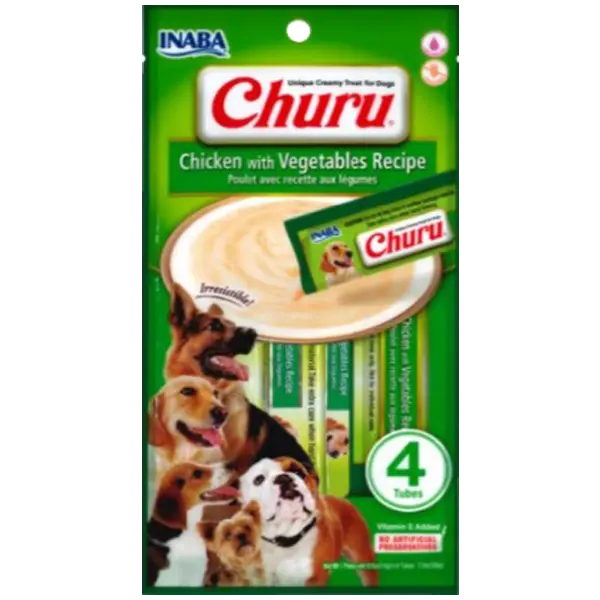 INABA DOG CHURU BITES CHICKEN TUNA RECIPE WRAPS