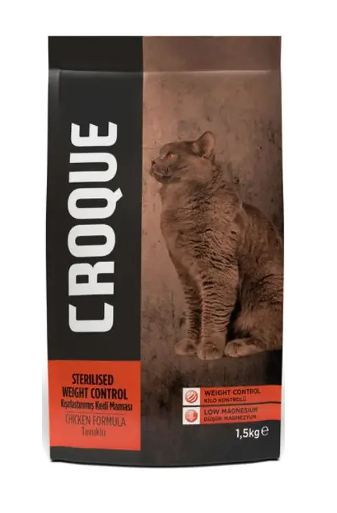 CROQUE STERILISED CAT CHICKEN 1.5 KG