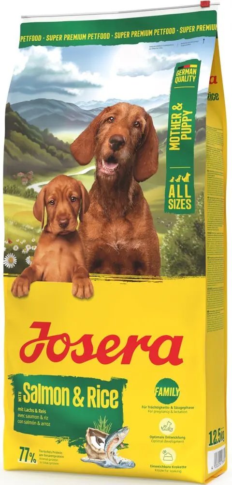 JOSERA MOTHER & PUPPY WITH SALMON & RICE 12.5KG