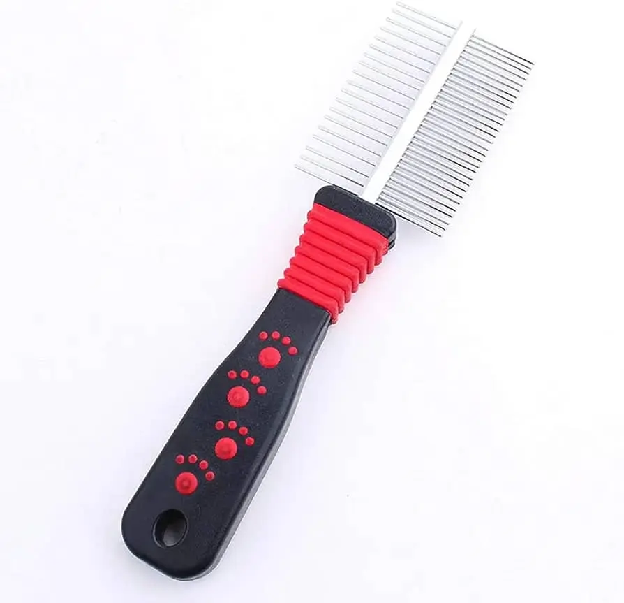Double Sided Metal Pet Grooming Comb