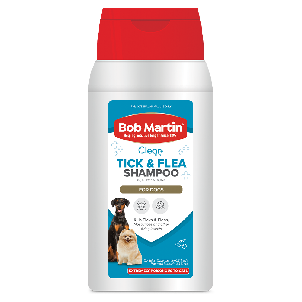 BOB MARTIN TICK & FLEA DOG SHAMPOO 200ML