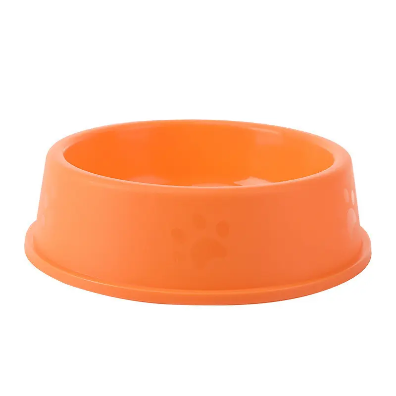 FROSTED FOOTPRINT PLASTIC BOWL 16CM