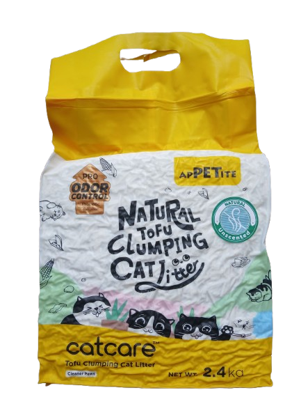 CAT LITTER TOFU ALOE VERA SCENT 2.4 KG NEW
