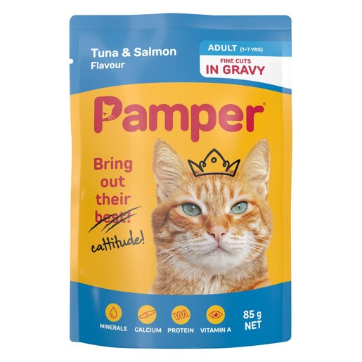 PAMPER F/CUTS TUNA+SMN 85GR