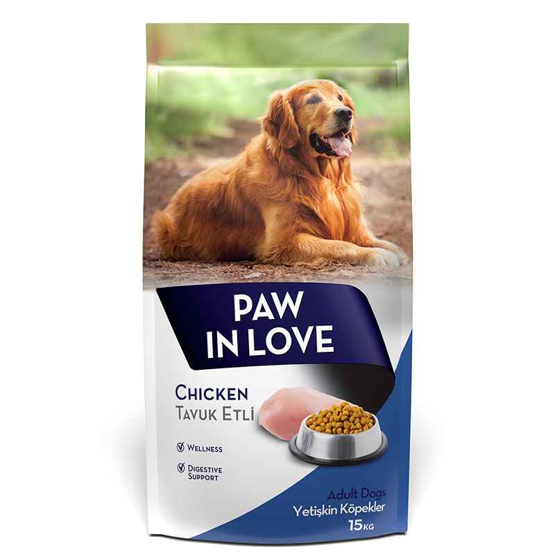 PAW IN LOVE ADULT DOG CHICKEN 15KG