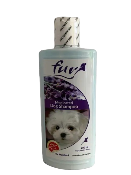 FUR MEDICATED DOG SHAMPOO 200ML