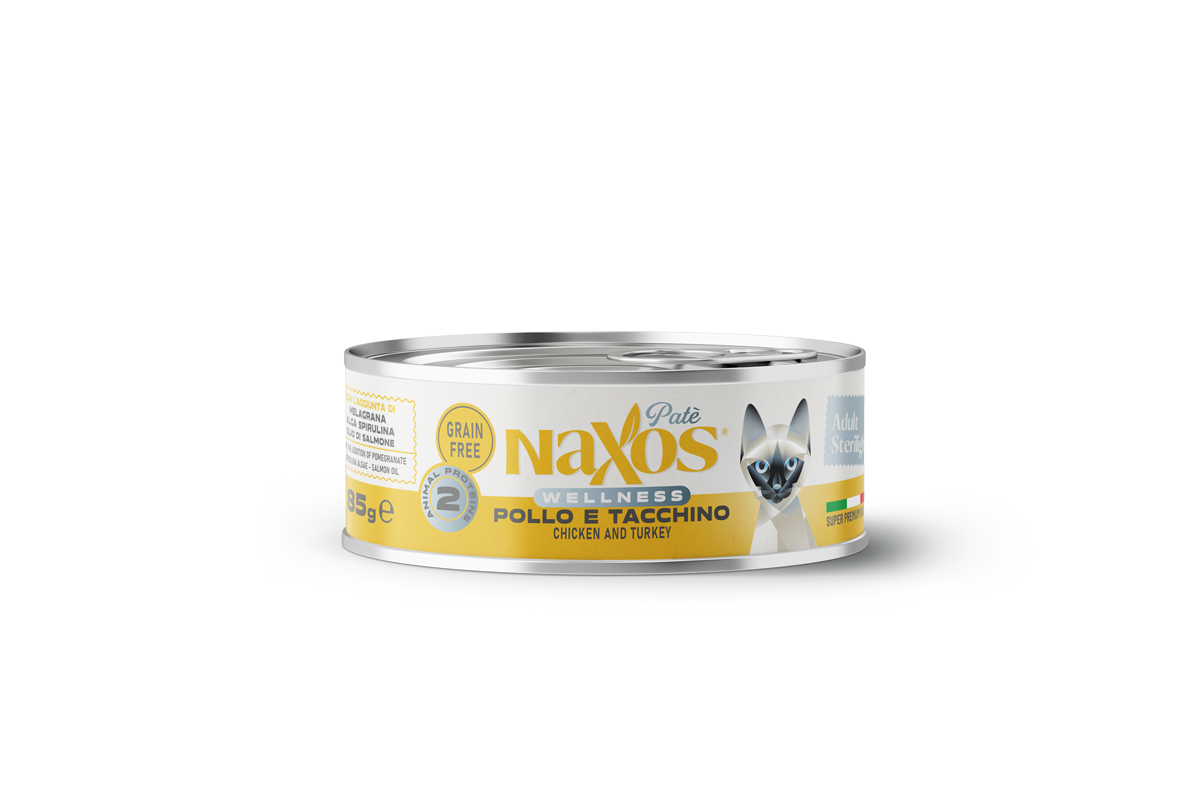 NAXOS Wellness Cat Sterilight Pate Chicken & Turkey 85 GR