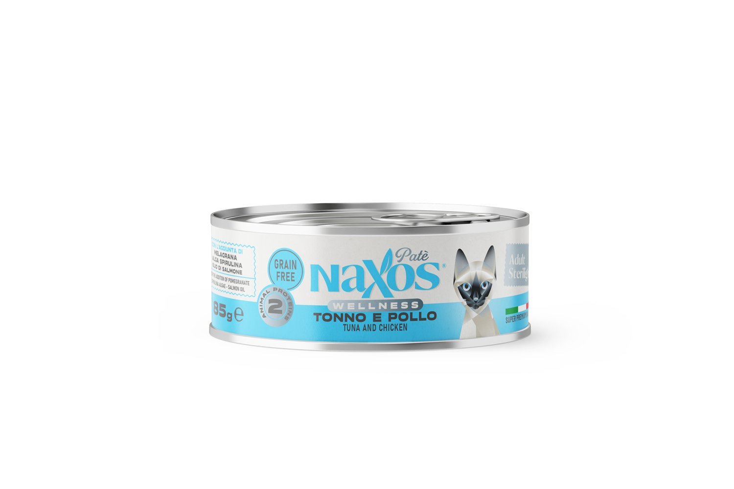 NAXOS Wellness Cat Sterilight Pate Tuna & Chicken 85 GR