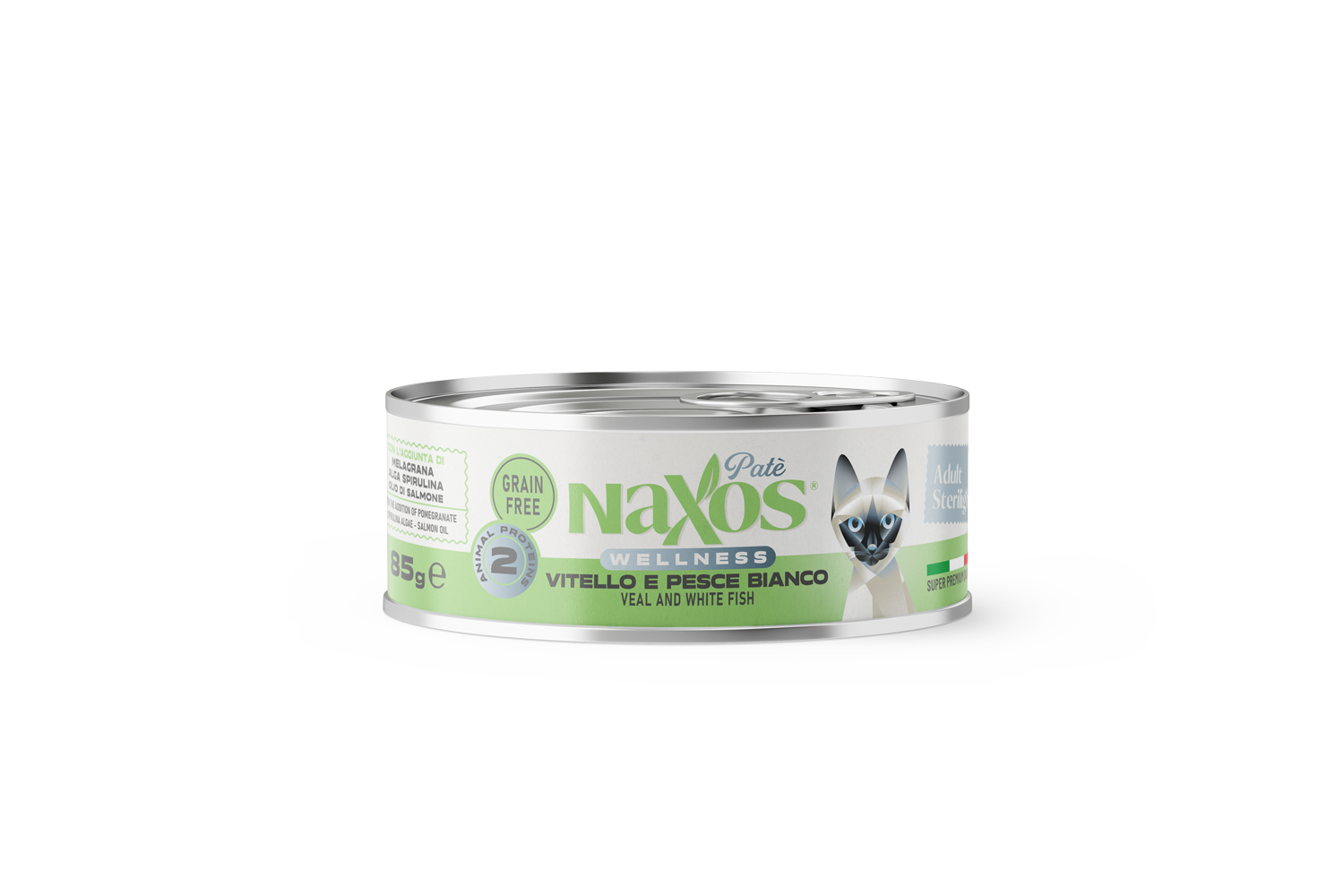 NAXOS Wellness Cat Sterilight Pate Veal & White Fish 85 GR