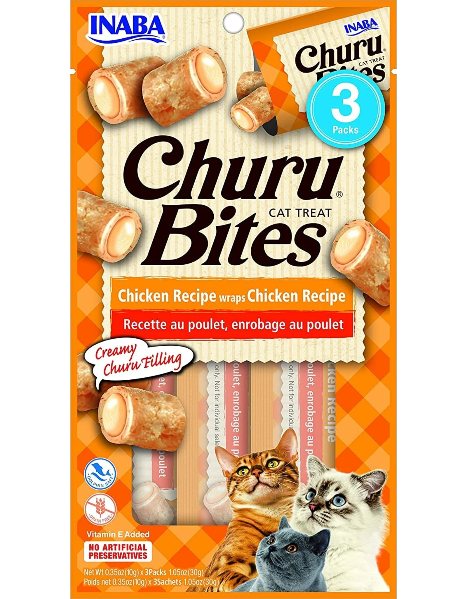 INABA CAT CHURU BITES (CHICKEN RECIPE WRAPS)
