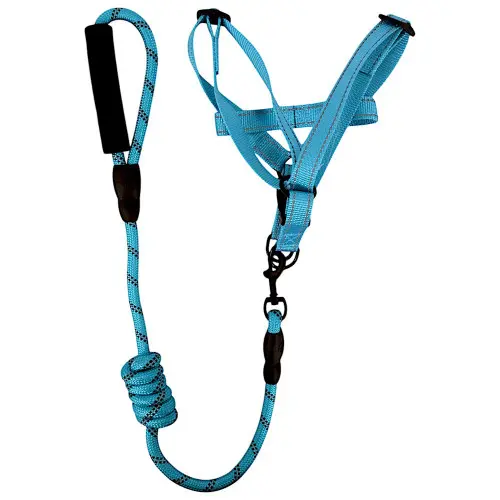 ZICHEN REFLECTIVE ADJUSTABLE DOG HARNESS WITH PADDED HANDLE 