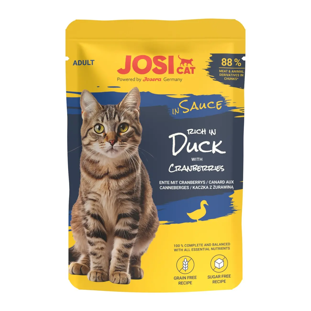 JOSICAT DUCK IN SAUCE 85 GR   