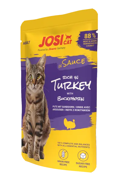 JOSICAT TURKEY IN SAUCE 85 GR