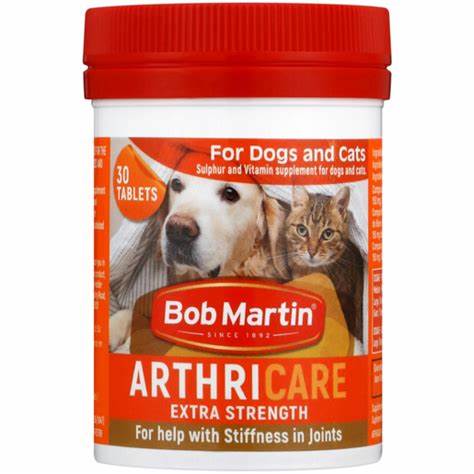 Bob Martin ARTHRICARE FOR DOGS AND CATS 30 TABLETS